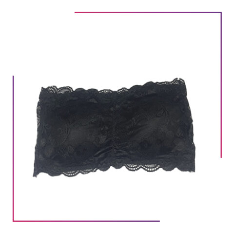 Double Layerd Black Net Bra