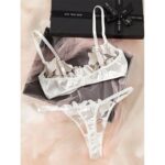Luxury Floral Embroidery Lingerie Set